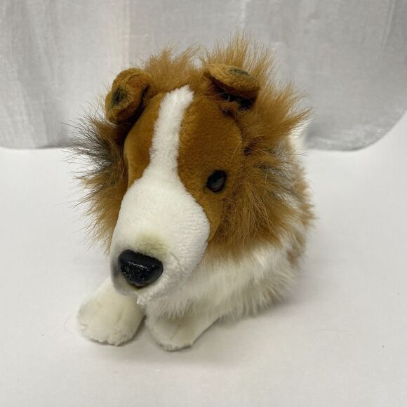 Vintage Lassie Collie Dog Realistic Dakin 1993 Palladium Limited‎ Plush 16" - Picture 1 of 5